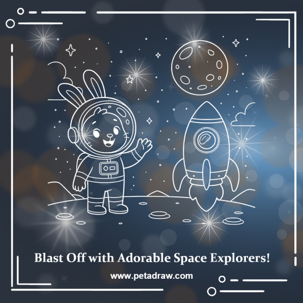 Blast Off with Adorable Space Explorers!