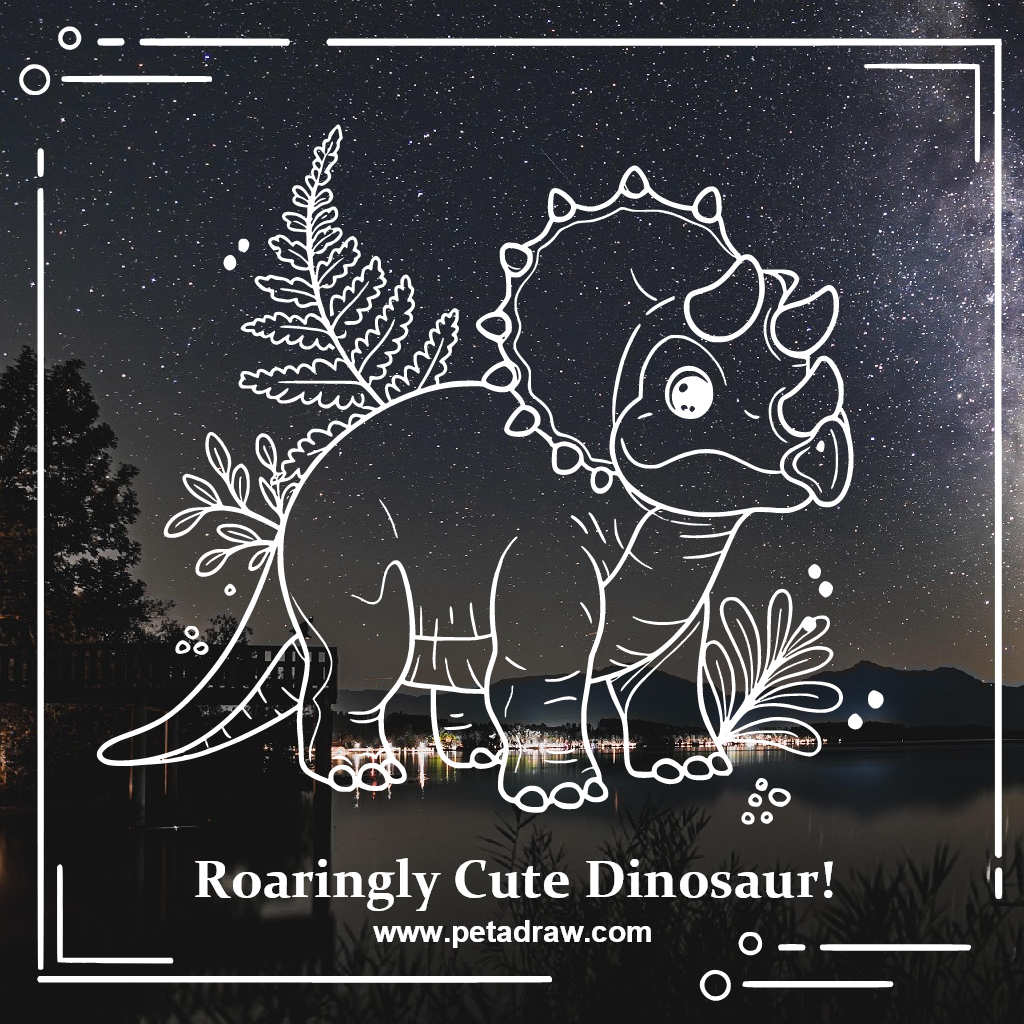 Roaringly Cute Dinosaur Coloring Adventure!