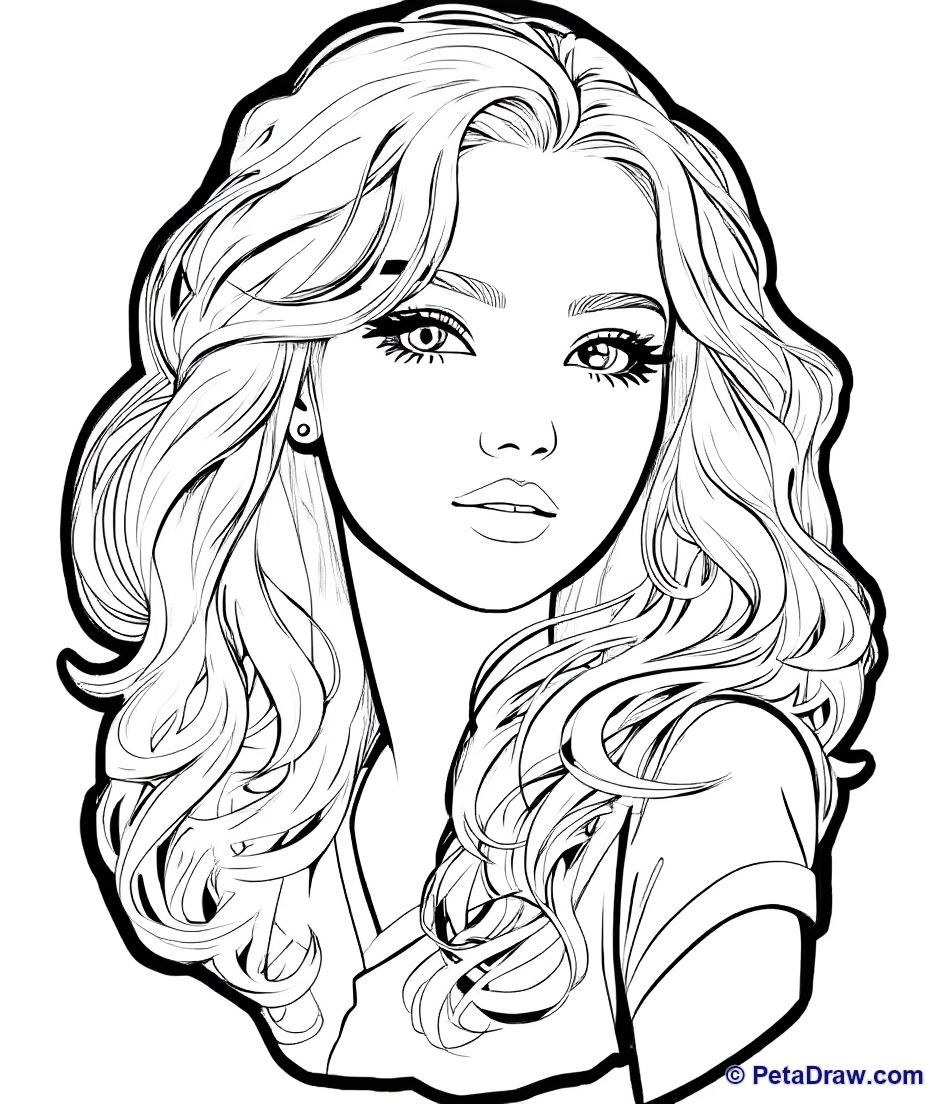 Portrait of a beautiful woman