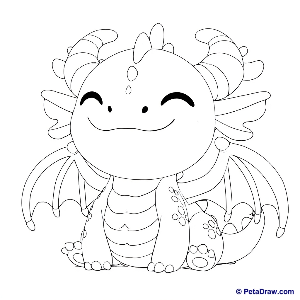 Cute baby dragon