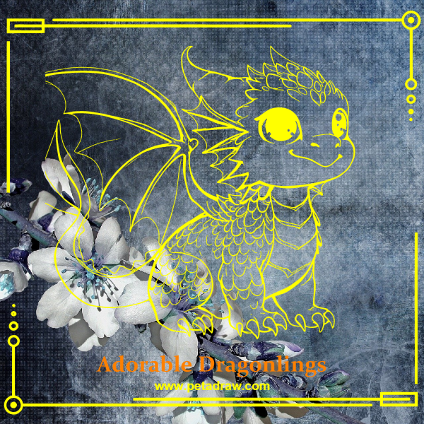 Adorable Dragonlings: A Collection of Cute and Charming Dragon Art