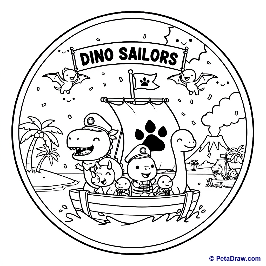 Dinosaur Sailors