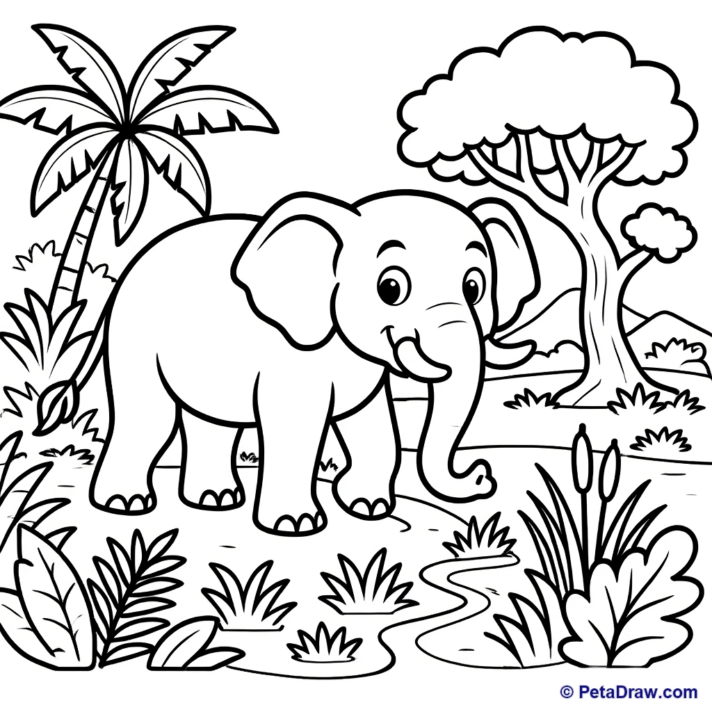 Elephant in the wild