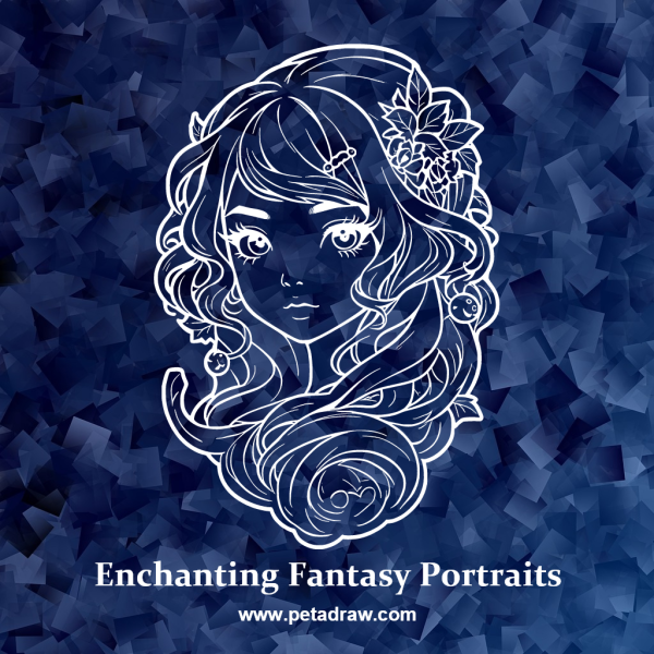 Enchanting Fantasy Portraits: A Collection of Heroines, Mermaids & Magic