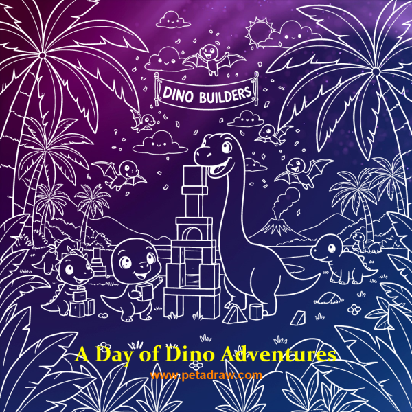A Day of Dino Adventures: Playtime with the Cutest Dinosaurs!