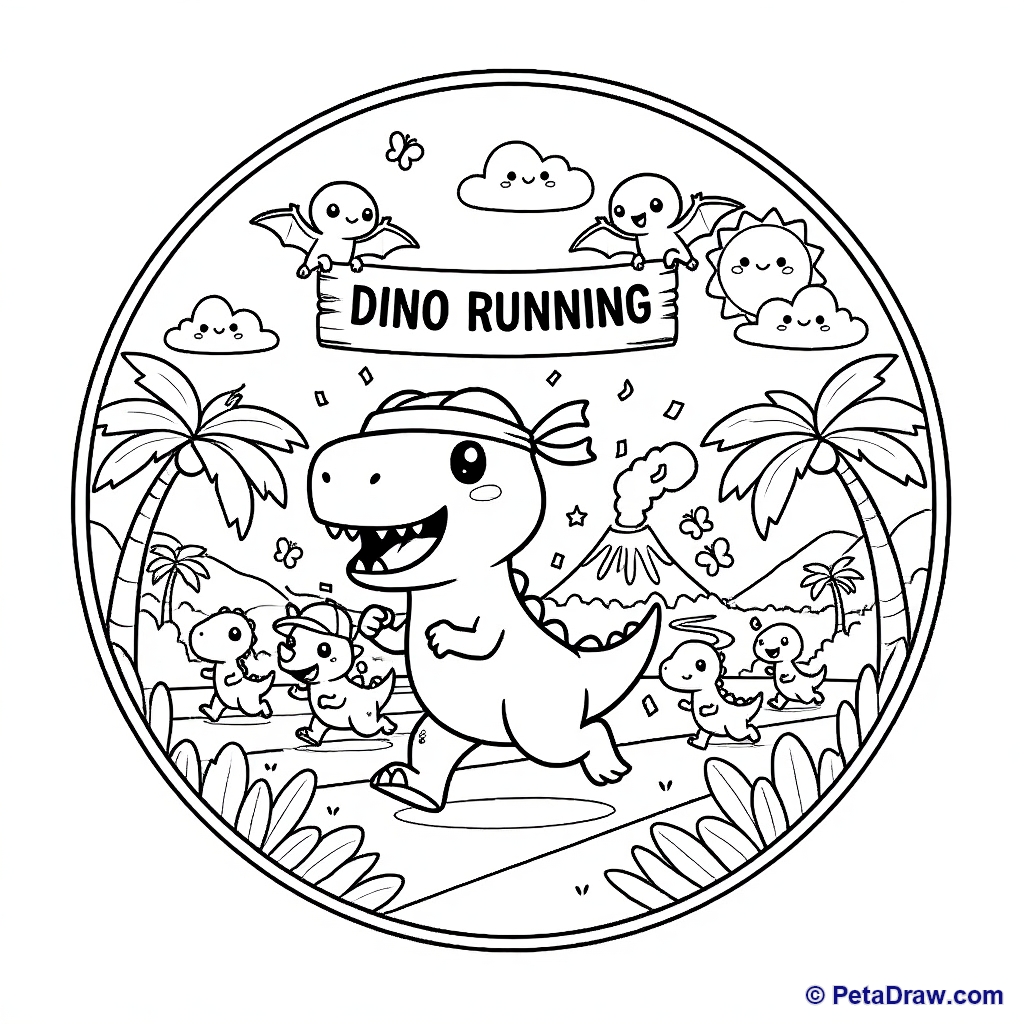Dinosaur Running