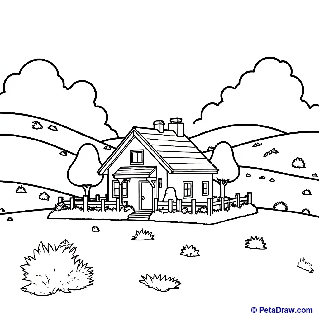 Cozy House in Green Field