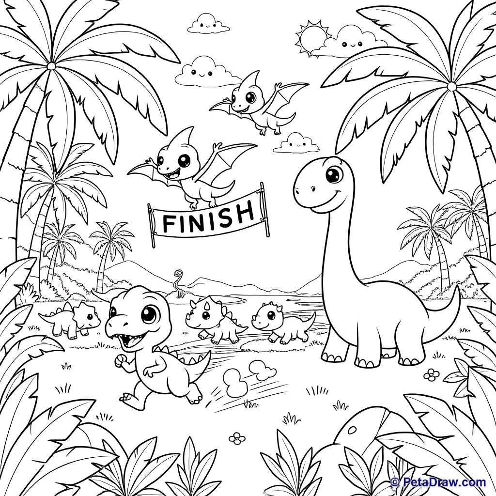 Dinosaur Race